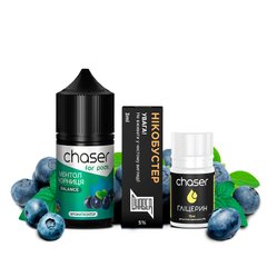 Набір Chaser For Pods Salt 30 мл Черника Ментол 50 мг