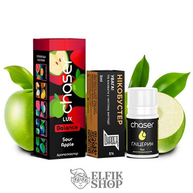 Набор Chaser Lux Salt 30 мл Sour Apple 50 мг