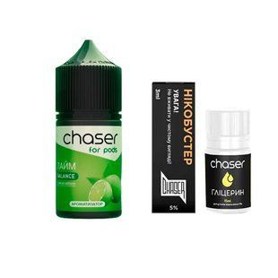 Набір Chaser For Pods Salt 30 мл Лайм 50 мг