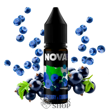 Жидкость Nova - Blueberry&Currant 15 мл на солевом никотине для под системы