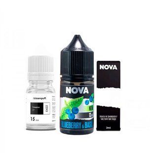 Набор Nova Salt 30 мл Blueberry Basil 50 мг