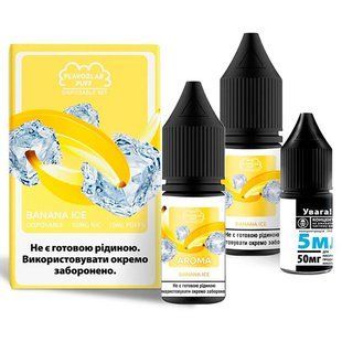 Набір Flavorlab Disposable Puff Salt 10 мл Banana ice 50 мг