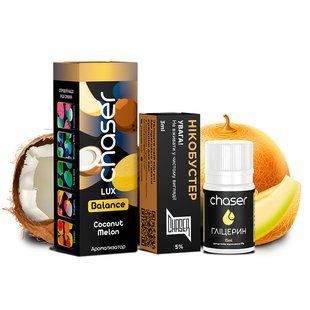 Набор Chaser Lux Salt 30 мл Coconut Melon 50 мг