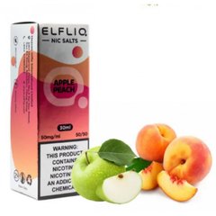 Жидкость ELF LIQ от ELF BAR - Apple Peach 30 мл на солевом никотине для под системы