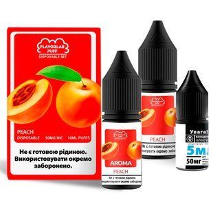 Набір Flavorlab Disposable Puff Salt 10 мл Peach 50 мг