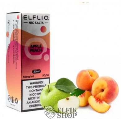 Рідина ELF LIQ від ELF BAR - Apple Peach 30 мл на сольовому нікотині под системи