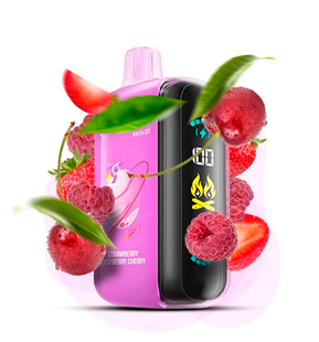 Одноразка Elf Bar Raya D3 25000 Strawberry Raspberry Cherry