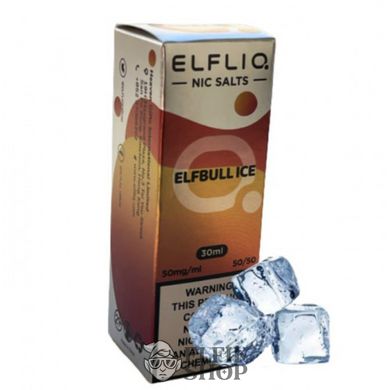 Жидкость ELF LIQ от ELF BAR - ElfBull Ice 30 мл на солевом никотине для под системы