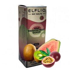 Жидкость ELF LIQ от ELF BAR - Kiwi Passionfruit Guava 30 мл на солевом никотине для под системы