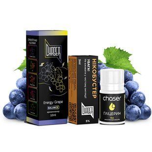 Набір Chaser Black Salt 30 мл Energy Grape 50 мг