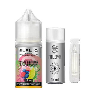 Набір 30 мл ElfLiq Wild Berries Baja Splash
