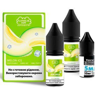 Набір Flavorlab Disposable Puff Salt 10 мл Melon ice 50 мг