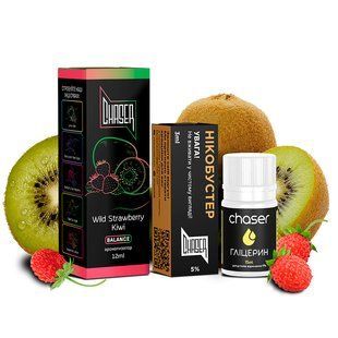 Набір Chaser Black Salt 30 мл Wild Strawberry Kiwi 50 мг