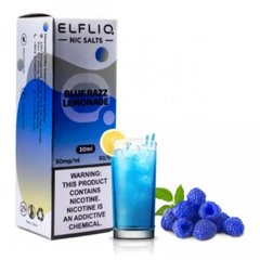 Жидкость ELF LIQ от ELF BAR - Blue Razz Lemonade 30 мл на солевом никотине для под системы