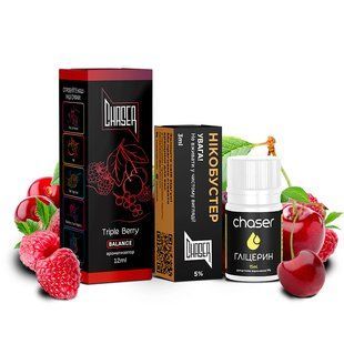 Набір Chaser Black Salt 30 мл Triple Berry 50 мг
