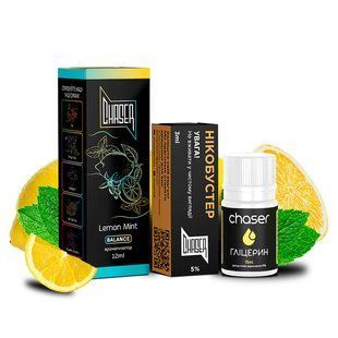 Набір Chaser Black Salt 30 мл Lemon Mint 50 мг