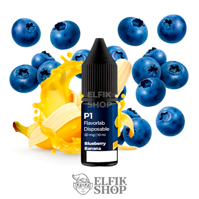 Рідина Flavor Lab P1 Blueberry Banana на сольовому нікотині под системи