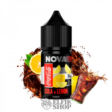 Жидкость Nova - Cola&Lemon 30 мл на солевом никотине для под системы