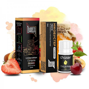 Набор Chaser Black Salt 30 мл Compote 50 мг