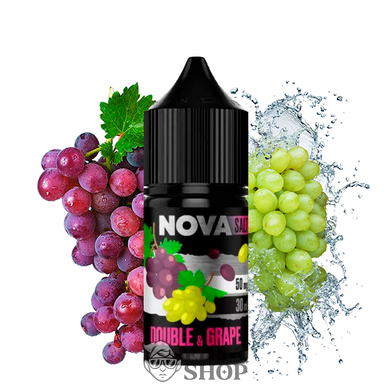 Жидкость Nova - Double&Grape 30 мл на солевом никотине для под системы