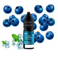 Жидкость Flavor Lab P1 Blueberry Menthol на солевом никотине для под системы