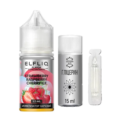 Набір 30 мл ElfLiq Strawberry Raspberry Cherry Ice