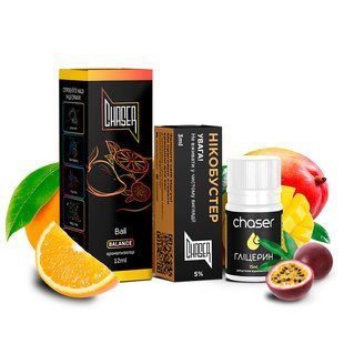 Набір Chaser Black Salt 30 мл Bali 50 мг