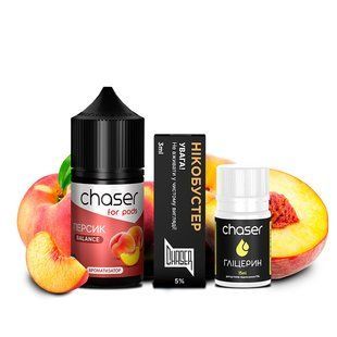 Набір Chaser For Pods Salt 30 мл Персик 50 мг
