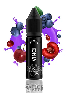 Рідина FlavorLab Vinci - Blueberry Cherry 15 мл на сольовому нікотині под системи