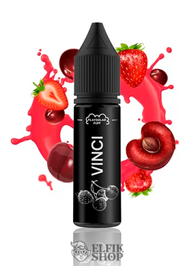 Рідина FlavorLab Vinci - Cherry Strawberry 15 мл на сольовому нікотині под системи