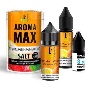 Набор Flavorlab Aroma Max 30 мл Lime Mint Melon Strawberry 50 мг