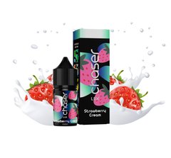 Жидкость Chaser Lux Strawberry Cream 30 мл на солевом никотине для под системы