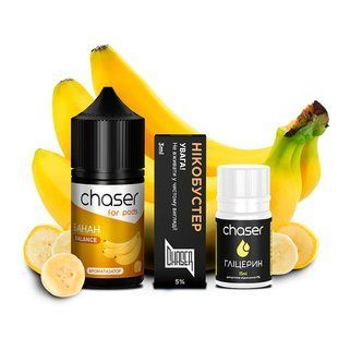 Набір Chaser For Pods Salt 30 мл Банан 50 мг