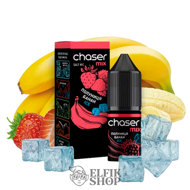 Жидкость Chaser Mix Клубника Банан Ice 10 мл на солевом никотине для под системы